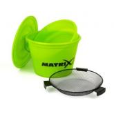 Kbelk Matrix Lime Bucket Set Inc. Tray and Riddle