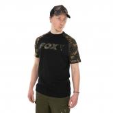 Triko Fox Black/Camo Raglan T-Shirt