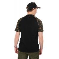 Triko Fox Black/Camo Raglan T-Shirt