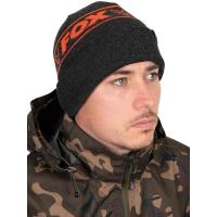 epice Fox Collection Beanie Hat Black Orange