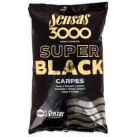 Krmen Sensas  Super Black 3000 Kapr ern 1kg