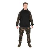 Mikina Fox LW Black Camo QTR Zip