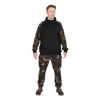 Mikina Fox LW Black Camo QTR Zip