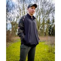 Mikina Fox LW Black Camo QTR Zip