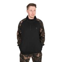 Mikina Fox LW Black Camo QTR Zip