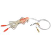 Nvazec Aquantic Octopus Leader Rig Orange Spotted Luminous