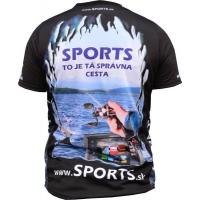 Triko Sports s logem ryby ern