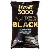 Krmení Sensas  Super Black 3000 Kapr Černý 1kg