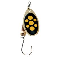 Třpytka s jednoháčkem DAM FZ Spinner - Black Yellow